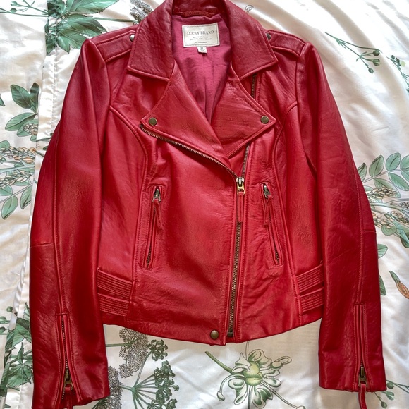 Lucky Brand Jackets & Blazers - Lucky Brand Lamb Leather jacket